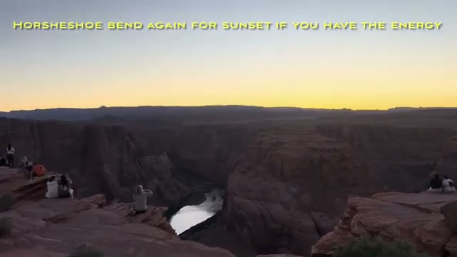 Horseshoe Bend at sunset