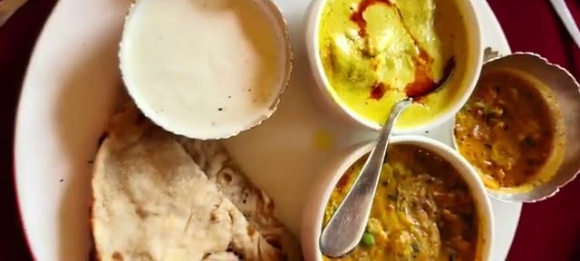 A traditional Rajasthani thali at 1135 AD
