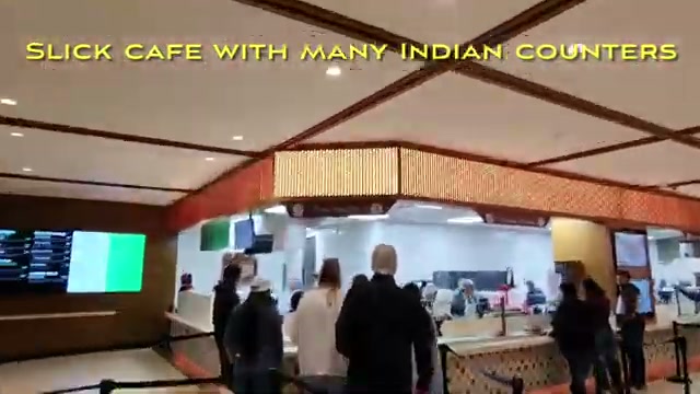 The Shayona Café’s Indian sweets and snack counters