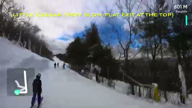 Little Caesar (Green), with the “very slow flat exit at the top”