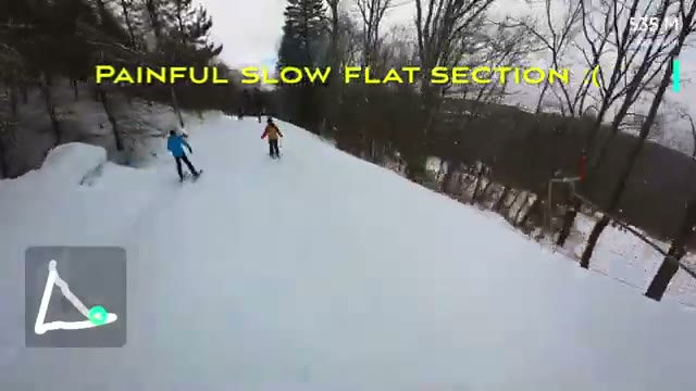 The “painful slow flat section” on Upper Marc Antony