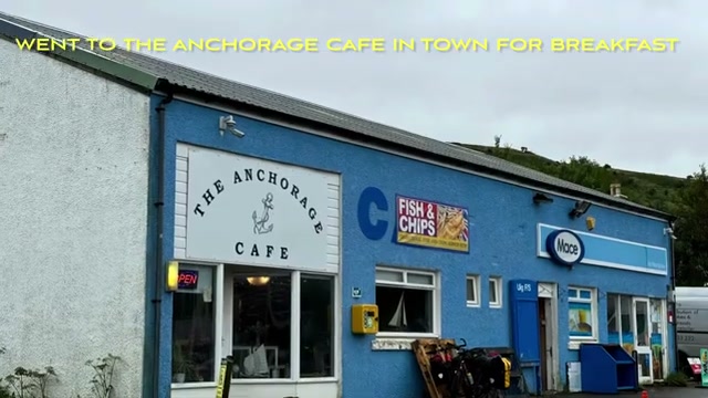 The Anchorage Cafe in Uig, where the video went for breakfast
