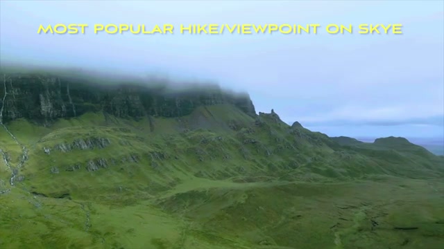 Mist over the Quiraing cliffs — the most popular hike and viewpoint on Skye