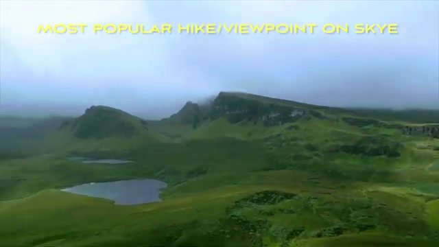 The Quiraing’s green ridges and lochs