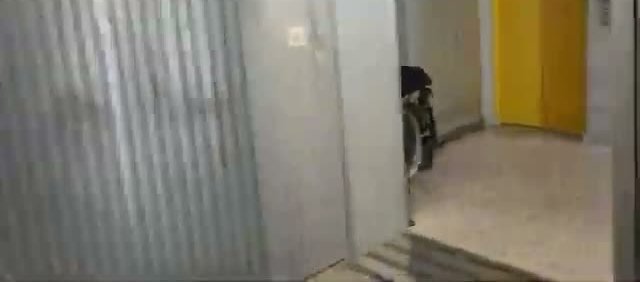 Walking through the airport on arrival