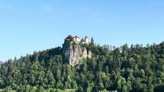 Bled Castle above Lake Bled