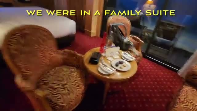 Our family suite at Hotel Carlina