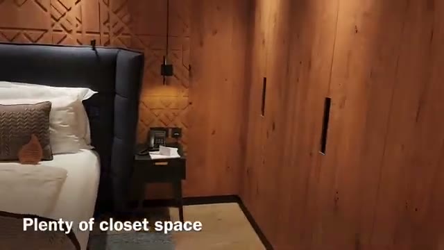 Generous closet space in the Superior Room