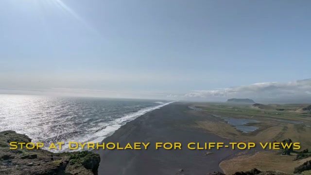Dyrholaey cliff-top views