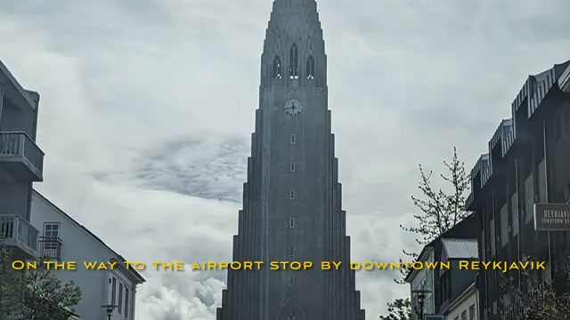 Hallgrimskirkja in downtown Reykjavik