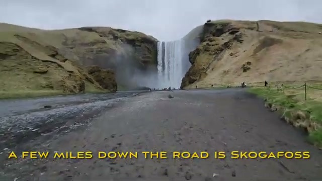 Skogafoss waterfall