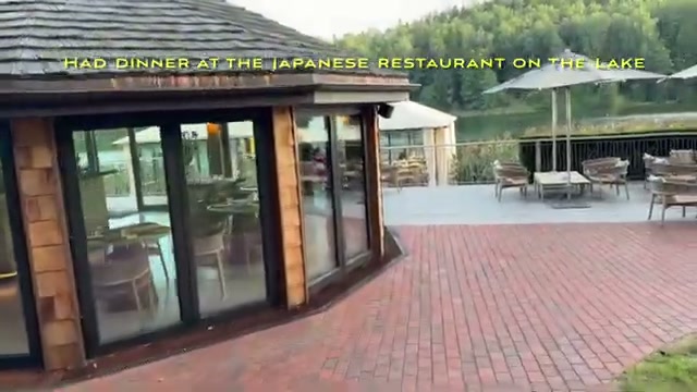 The Japanese restaurant on the lake