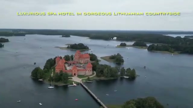 Trakai Island Castle from above