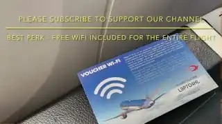 Best perk: free Wi-Fi included for the entire flight