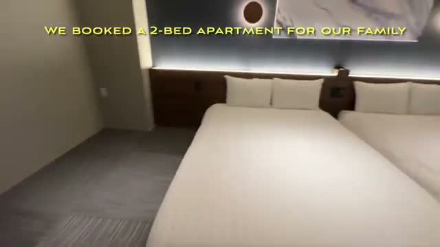 One of the two bedrooms