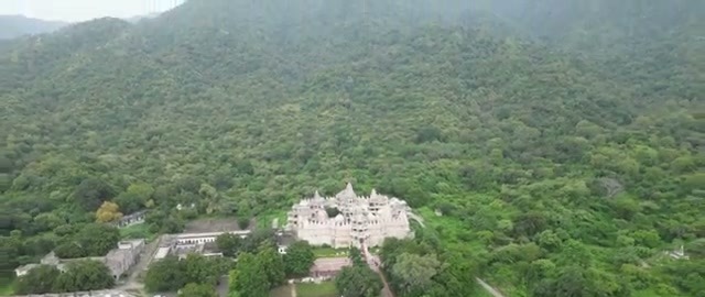 The temple from above, deep in the forest