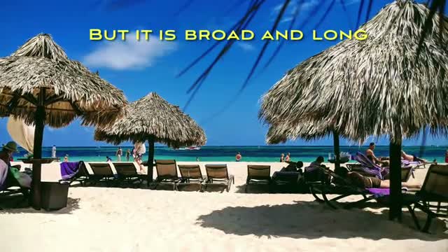 Beach at Paradisus Punta Cana — broad and long