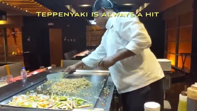 Teppanyaki — always a hit