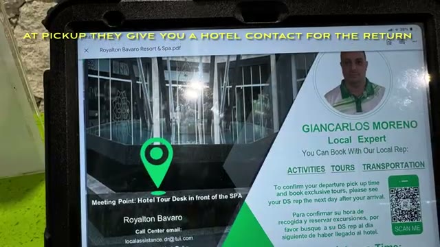 Transfer pickup contact