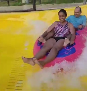 Water slide riders