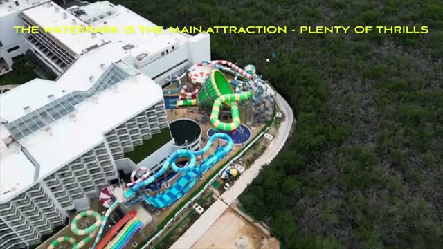 The water park is the main attraction