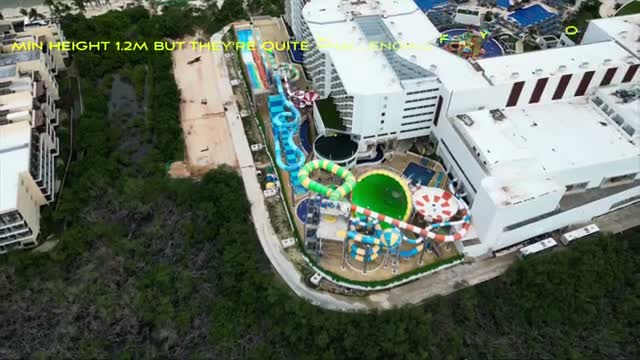 Big slides — minimum height 1.2m, challenging for younger kids