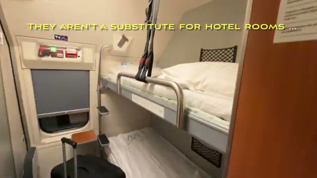 The upper en-suite sleeper cabin with bunk beds