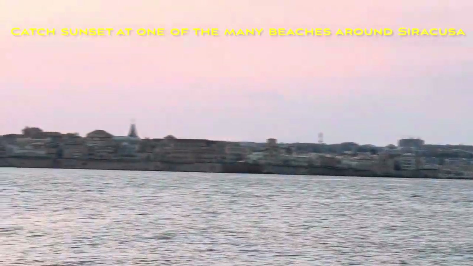 Sunset over Ortigia’s skyline